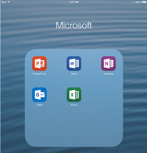 microsoft office 365 ipad